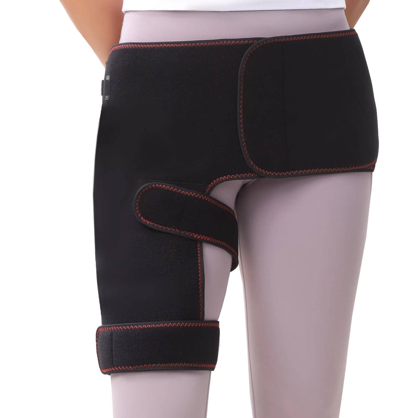 Electric Hip & Lower Back Heating Wrap with Graphene Elements – Adjustable Heat Settings, Vibration Modes, Auto Shutoff, 18.5 Inch Coverage