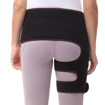 Electric Hip & Lower Back Heating Wrap with Graphene Elements – Adjustable Heat Settings, Vibration Modes, Auto Shutoff, 18.5 Inch Coverage