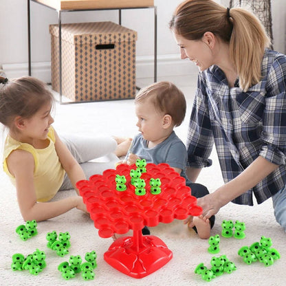Balance Frog Counting Game with Number Cube and Penalty Card