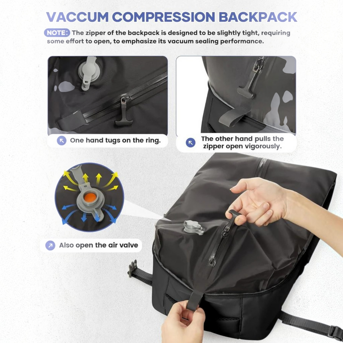 Water-Resistant Travel Backpack for 15.6in Devices
