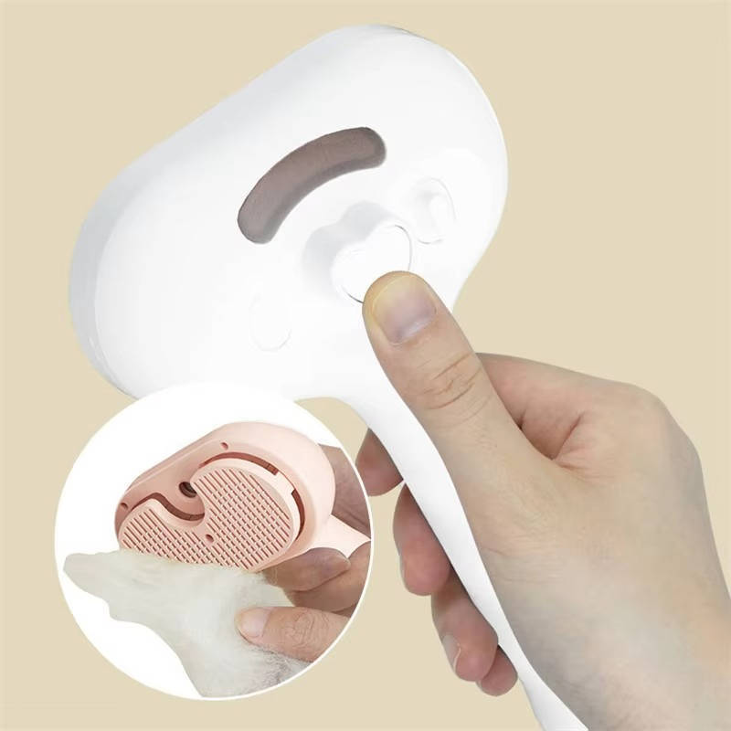 Self Cleaning Dog & Cat Hair Steam Brush