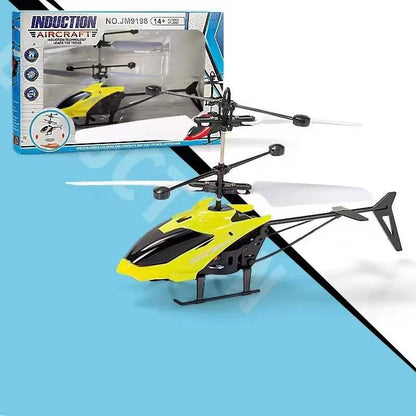 Beginner RC Helicopter with Hand Sensor Flight, Remote Control and Flexible Blades for Ages 6-12