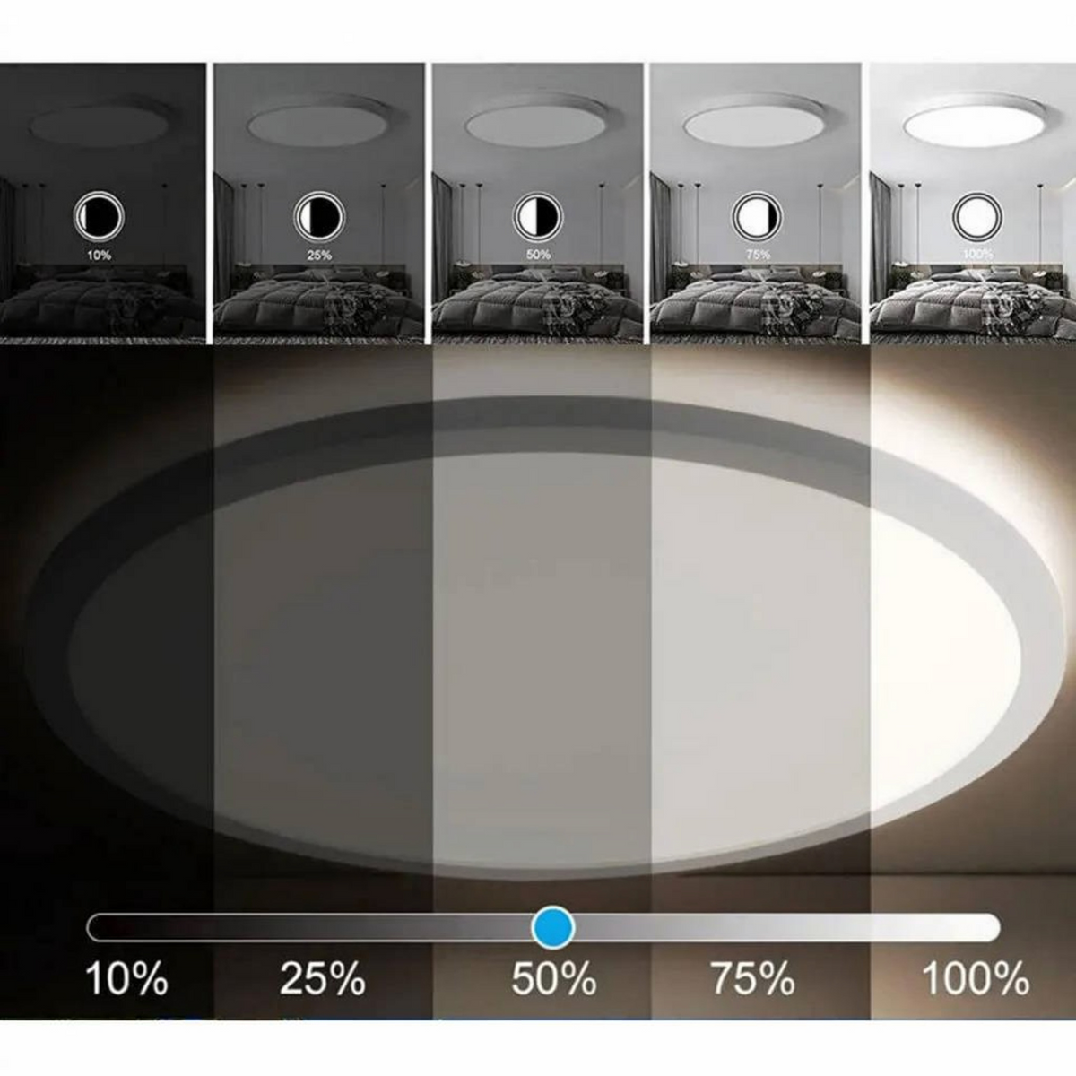 Wireless Smart Ceiling Light Wifi and Bluetooth