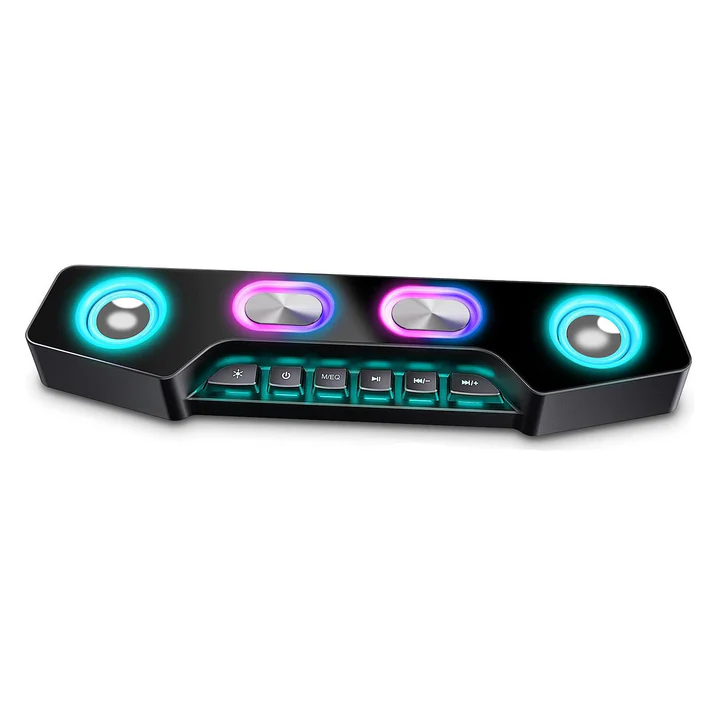 Bluetooth Desktop Speaker with RGB Effects