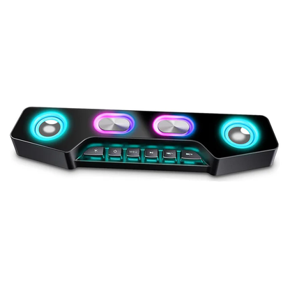 Bluetooth Desktop Speaker with RGB Effects