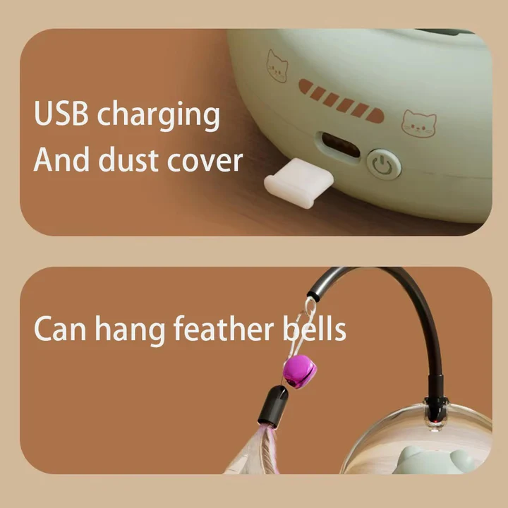 Smart Spaceship Cat Toy