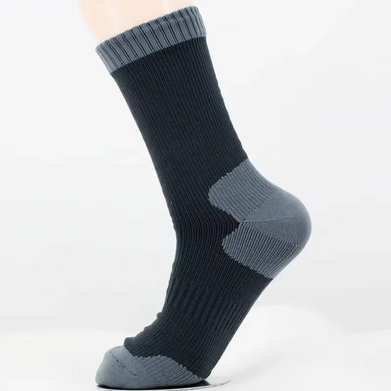 Waterproof Socks, Breathable Hiking Wading Outdoor Crew Socks, Warm Unisex