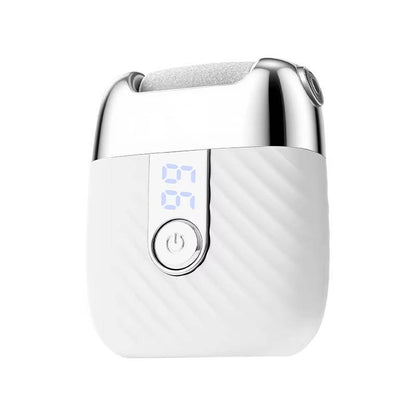Professional Electric Foot Scrubber & Callus Remover, USB Rechargeable Foot File with 3 Grinding Heads, LED Light & Dual Speed