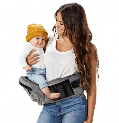 Original Hip Seat Baby Carrier, Lightweight Toddler Carrier with Storage for Babies Up to 45 lbs