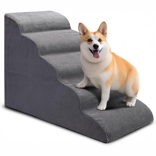 Extra Wide Dog Stairs for Large Dogs, 25 Inch Pet Steps for High Beds