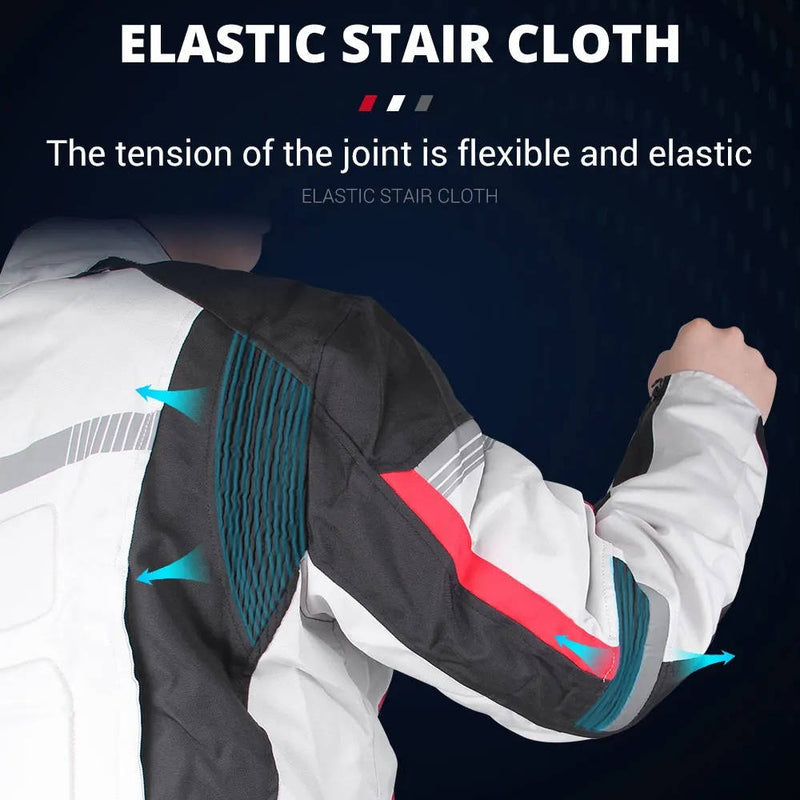 Motorcycle Jacket and Pants Protective Gear with Removable Armor and Thermal Liner