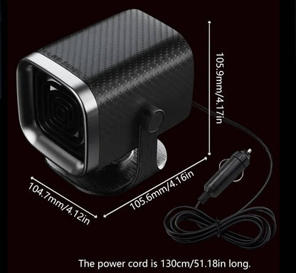 12V/24 Portable Car Heater & Defroster 120W/150W Fast Heating Ceramic Fan for Windshield Defogging
