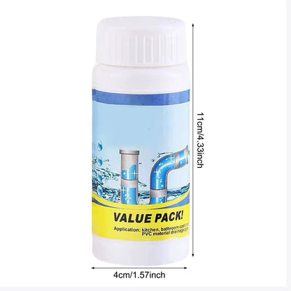 Drain Cleaner for Stubborn Clogs, Fast Acting Foam Formula for Kitchen and Bathroom Drains