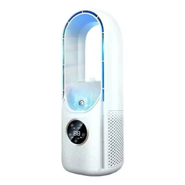Portable AC Air Conditioner Cooler Fan with Humidifier & Purifier, DC Brushless Motor, Smart Timer