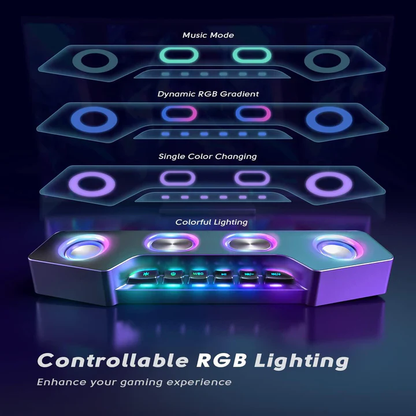 Bluetooth Desktop Speaker with RGB Effects