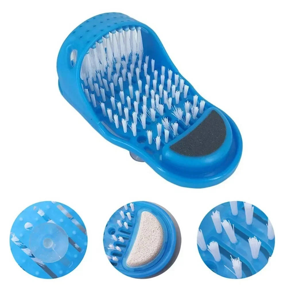 Glide Scrubber Massager Slipper, Shower Foot Brush & Dead Skin Remover