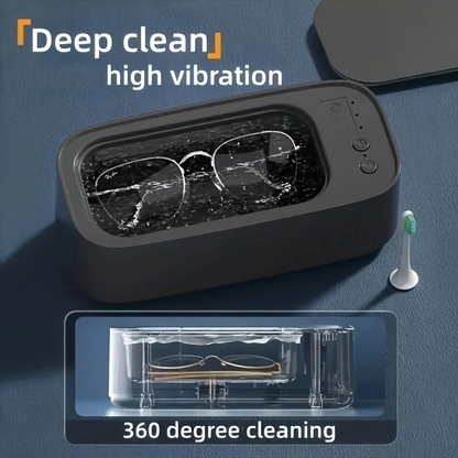 USB Ultrasonic Cleaner High Frequency Vibration Machine for Jewelry, Glasses, Watches & Dentures