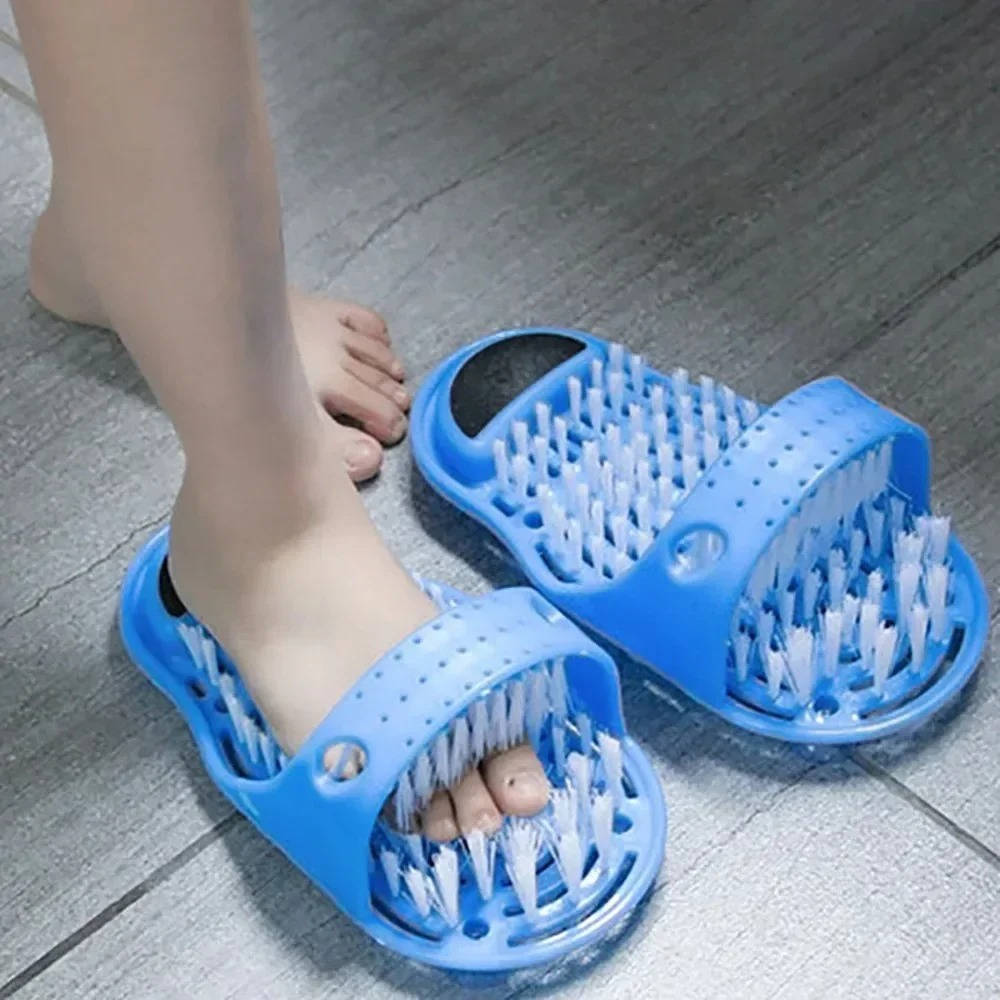 Glide Scrubber Massager Slipper, Shower Foot Brush & Dead Skin Remover