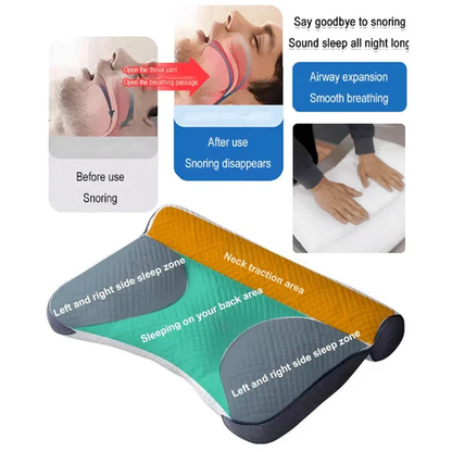 Ergonomic Cervical Support Comfort Pillow