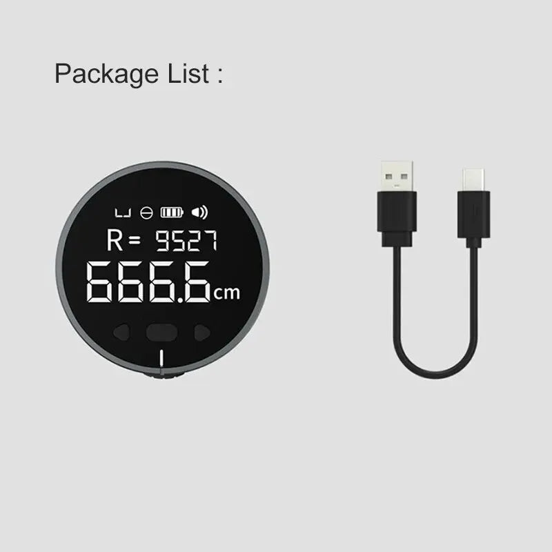 Rechargeable Digital Measuring Wheel with HD LCD Display and 8 Measurement Modes