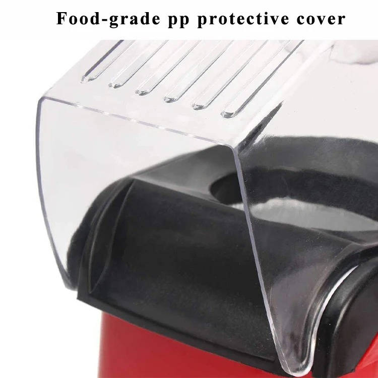 Electric Hot Air Popcorn Maker 1200W Fast Heating Corn Popper for Movie Night & Healthy No Oil Snack