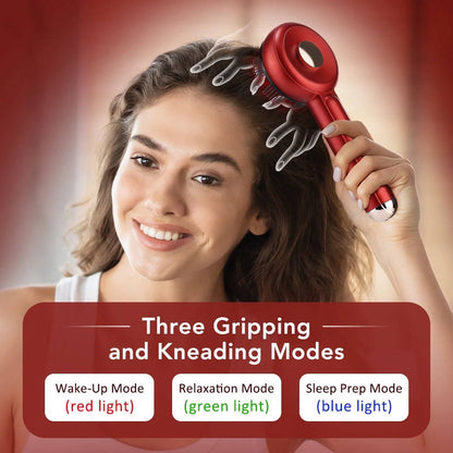 Red Light Therapy Scalp Massager for Hair Growth, Scalp Stimulating Brush