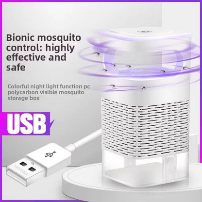 UV Mosquito Bug Trap Zapper with Auto Suction to Catch Bug Mosquito Moths Gnats, Indoor