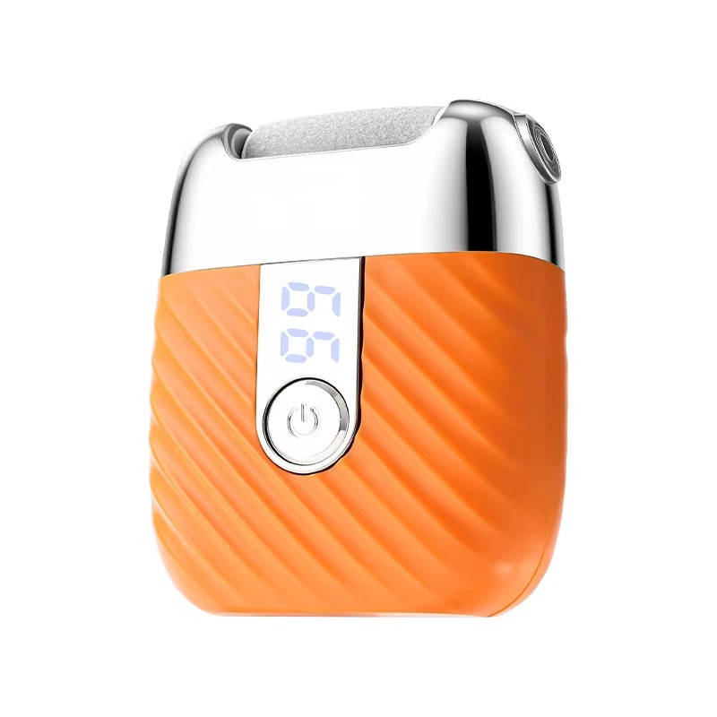 Professional Electric Foot Scrubber & Callus Remover, USB Rechargeable Foot File with 3 Grinding Heads, LED Light & Dual Speed