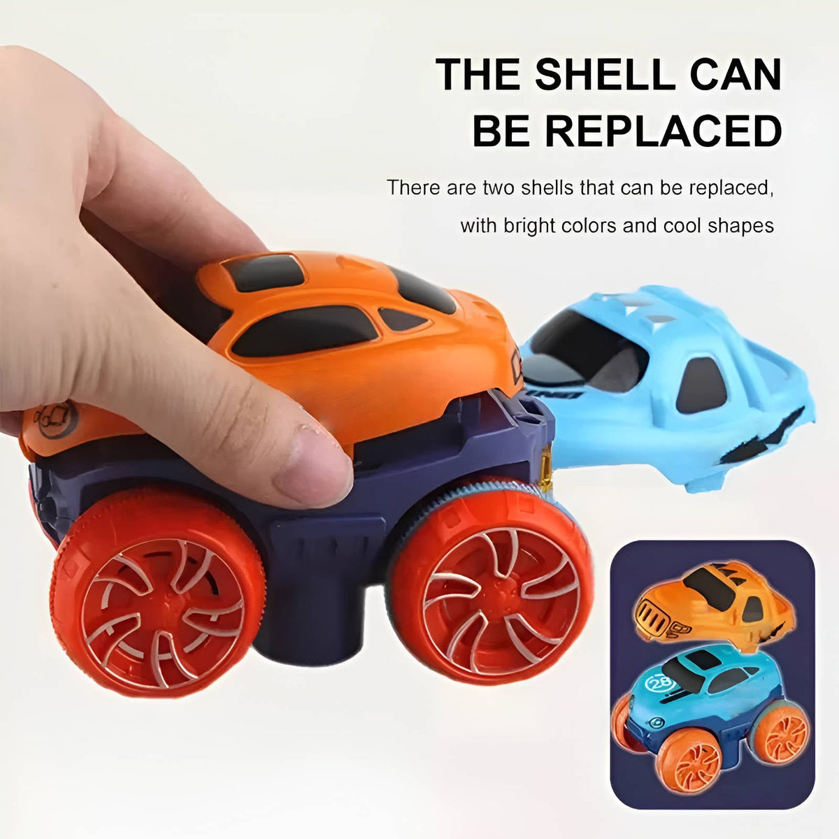 Flexible Glow Race Track Set with LED Lights and Swappable Car Bodies