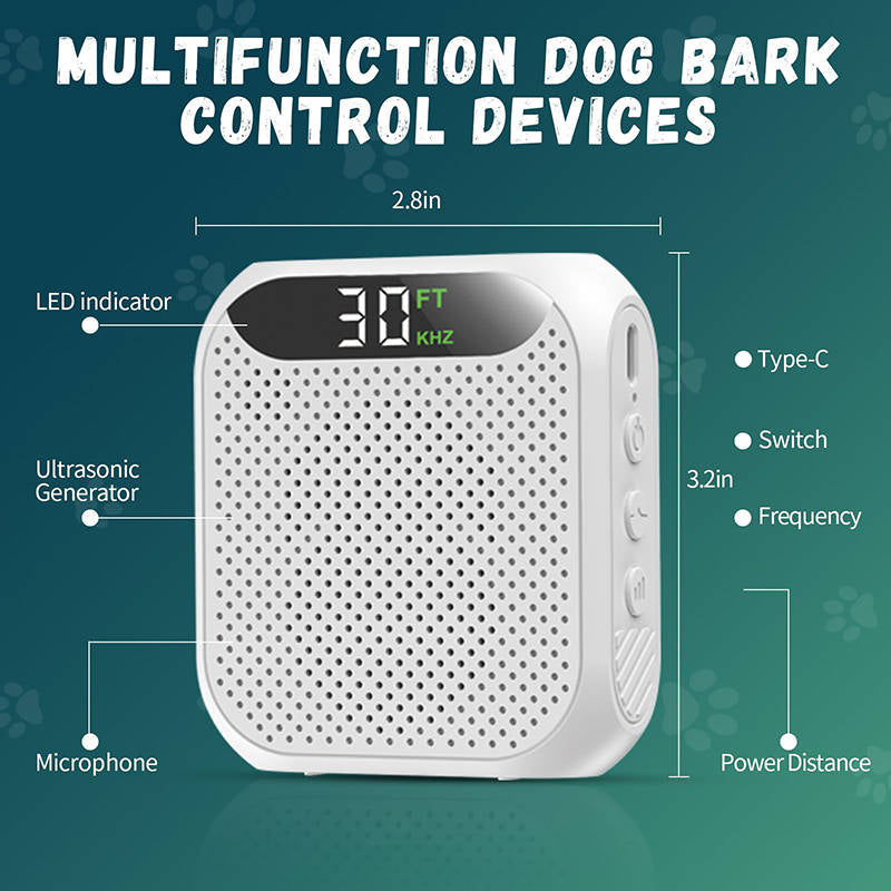 Ultrasonic Dog Bark Deterrent Device, Outdoor & Indoor Anti Bark Trainer for Yard & Apartment