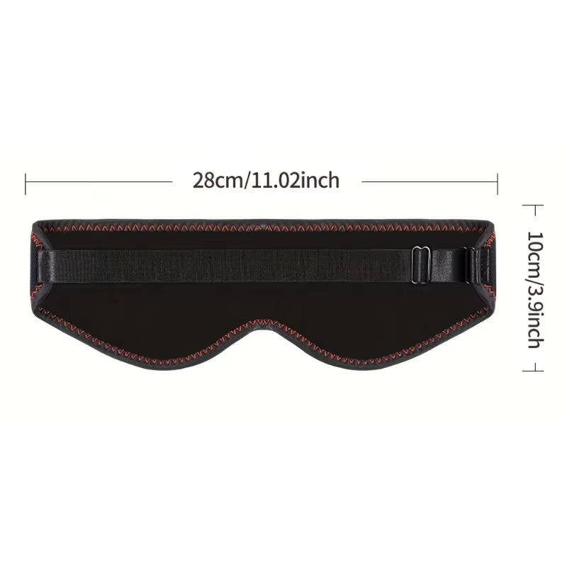 Heated Eye Mask for Dry Eyes & Dark Circles, 3 Heat Levels Hot Compress for Sleep and Massage