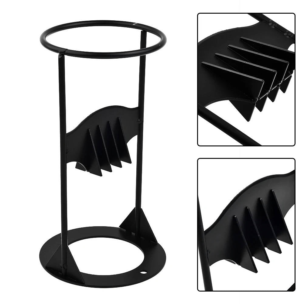 Cast Iron Firewood Splitter with Fixed Wedge and Reinforced Base