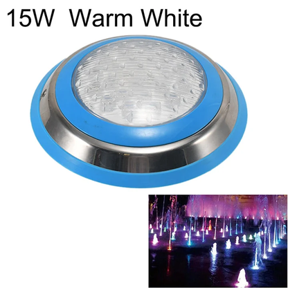 15W LED Stainless Steel Wall-Mounted Pool Light