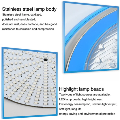 15W LED Stainless Steel Wall-Mounted Pool Light