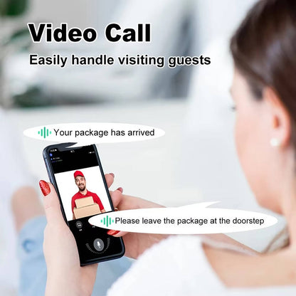 Wireless 1080P HD Wifi Video Doorbell with Two Way Audio and Cloud Storage - Simple Installation