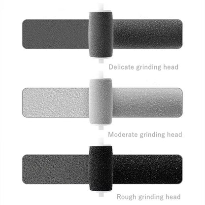 Professional Electric Foot Scrubber & Callus Remover, USB Rechargeable Foot File with 3 Grinding Heads, LED Light & Dual Speed