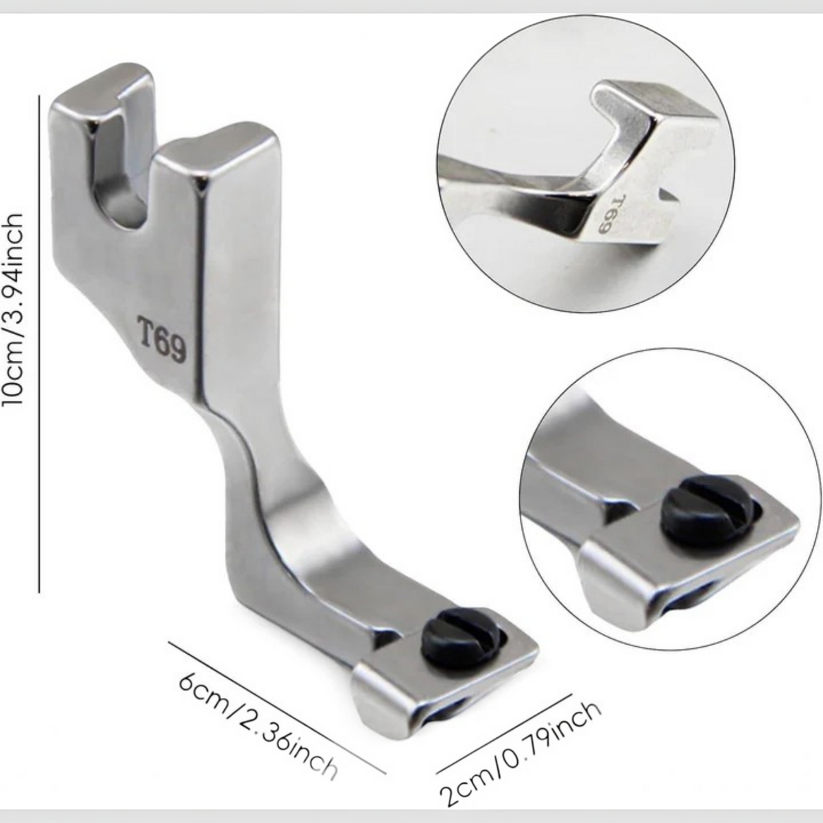T69 Invisible Zipper Presser Foot