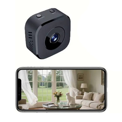 Wireless Mini 4K Wi-Fi Indoor Security Camera With Night Vision Motion Detection, Two Way Audio