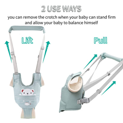 Baby Walking Harness, Adjustable Toddler Walker Assistant Belt with Detachable Crotch for 9 to 24 Months