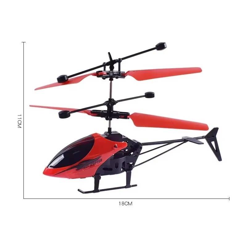Beginner RC Helicopter with Hand Sensor Flight, Remote Control and Flexible Blades for Ages 6-12