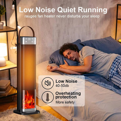 2000w Electric Space Heater For Large Room With Remote Control