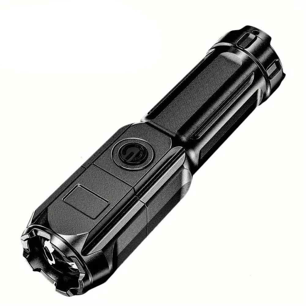 Rechargeable UV 395nm LED Flashlight with a Zoom Beam and a Textured Grip