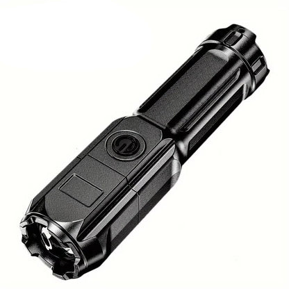 Rechargeable UV 395nm LED Flashlight with a Zoom Beam and a Textured Grip