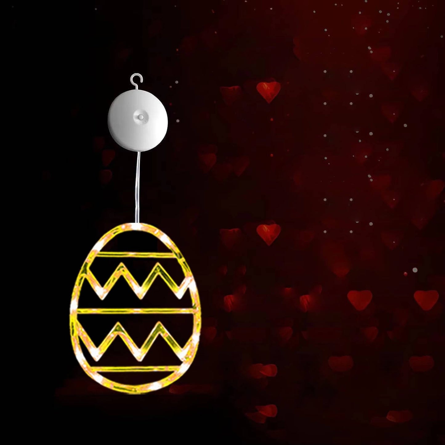 LED Light Up Easter Eggs String Lights, Colorful Decorative Easter Egg Lights for Home Party Decor