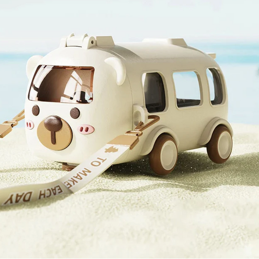 Cartoon Toy Bus Water Bottle