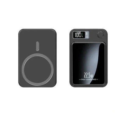 Magnetic Mini Power Bank 5000mAh Wireless Backup Charger