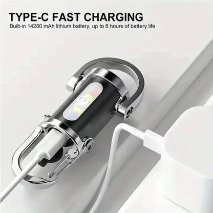 Rechargeable Keychain Flashlight, Work Light