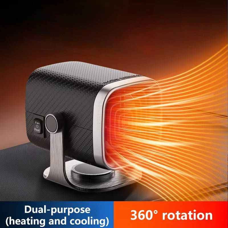 12V/24 Portable Car Heater & Defroster 120W/150W Fast Heating Ceramic Fan for Windshield Defogging