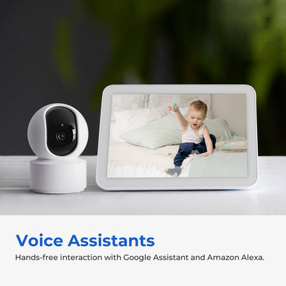 Pet Camera for Cats & Dogs, Indoor Security Camera with Wide Angle View