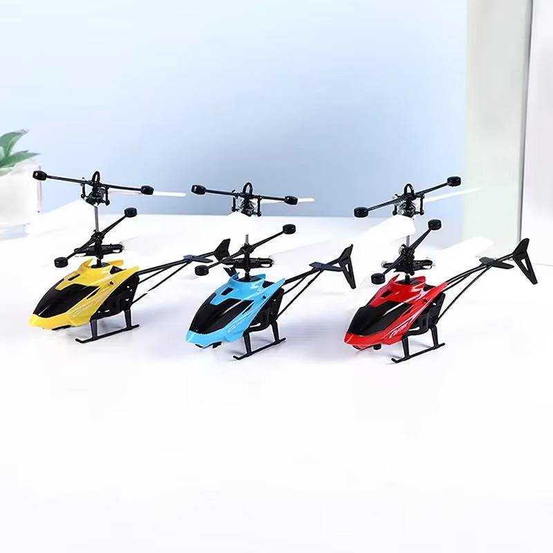 Beginner RC Helicopter with Hand Sensor Flight, Remote Control and Flexible Blades for Ages 6-12